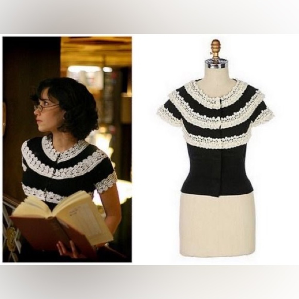 Anthro| Knitted and knotted cardigan